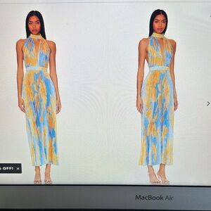 L’IDEE Chateu Gown in jardin blue